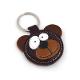 The Cute Little Brown Bear Handmade Leather Keychain (TRIUN KFT)