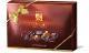 EMOTI Dark Chocolates, La Flambee 120g (bow decorated). SKU: (Elysberg Confiserie BVBA)