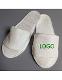 Non-woven honeycomb disposable slippers with printed logo (TOWELMED FRANCE)