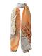 Chic 90x180 pashmina scarves, orange blue for all events (TIE SOLUTION GMBH)