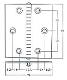 Nautical Sector Hinges / Hinges Naval Sector - Art. N / 7080 / IL (FEM S.R.L.)