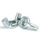 M6 - 6mm Wing Nuts Butterfly Nuts Bright Zinc Plated Grade 4 (A2Z FASTENERS)