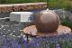 Corten steel ball fountain TONGA without overflowing (MANUFAKTUR VON DOBERSTEIN)