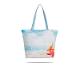 Customized Vinyl Clear PvcTote Shopping Bag Transparent with Black Logo Printed (GENCLER CANTA)