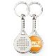 Metal 1 side paddel key-ring components MPD (BADGE AND FUN)