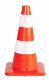 Cone soft pvc 2 reflective stripes H 50 cm (ALKOBEL)