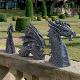 The Dragon of Falkenberg Castle Moat Lawn Garden Statue (CROSEAGIFTS LIMITED)