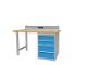 modular workbench with drawer cabinet with 4 drawers,... (BEDRUNKA+HIRTH GERÄTEBAU GMBH)