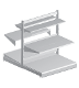 Modular shop rack systems & instore interior shelving design (GONDELLA)