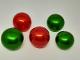 Jelly Balls Green / Red Nacreous (5 Pieces / 8 Unitary Enterprise / Box) (SLADO)