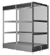 Modular shop rack systems & instore interior shelving design (GONDELLA)