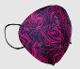 Medizer Qzer Mouds Series Fuchsia Patterned Quality FFP2 Mask (PRIZMANET LLC, MOUD'S HOME TEXTILE, MEDIZER MEDICAL MASK)