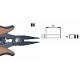 Strong, serrated, flat short nose pliers, ESD (CETEC SYSTEMS SONDERMASCHINEN- VERTRIEBS GMBH)