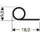 Compression profiles (DSU REFRIGERATOR GASKETS)