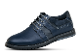 Sport-elegant men's shoes in dark blue color (CAVALER UNION 2001)