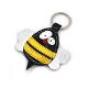 Cute Bee Handmade Leather Keychain (TRIUN KFT)