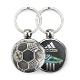 Metal 1 side Football key-ring components MFT (BADGE AND FUN)