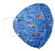 Medizer Qzer Kids Series 5 Layer Blue Car Patterned N95 Best Face Mask (PRIZMANET LLC, MOUD'S HOME TEXTILE, MEDIZER MEDICAL MASK)