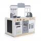 EcoToys large wooden kitchen restaurant with table seats (BABYBRANDS)