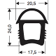 Silicone profiles (DSU REFRIGERATOR GASKETS)