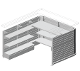 Modular shop rack systems & instore interior shelving design (GONDELLA)